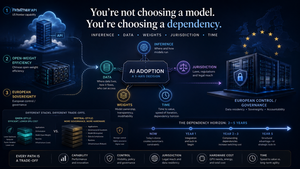 The dependency you're really choosing when you "adopt AI"