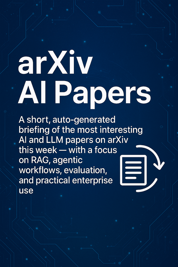 ArXiv AI: Weekly Top Picks