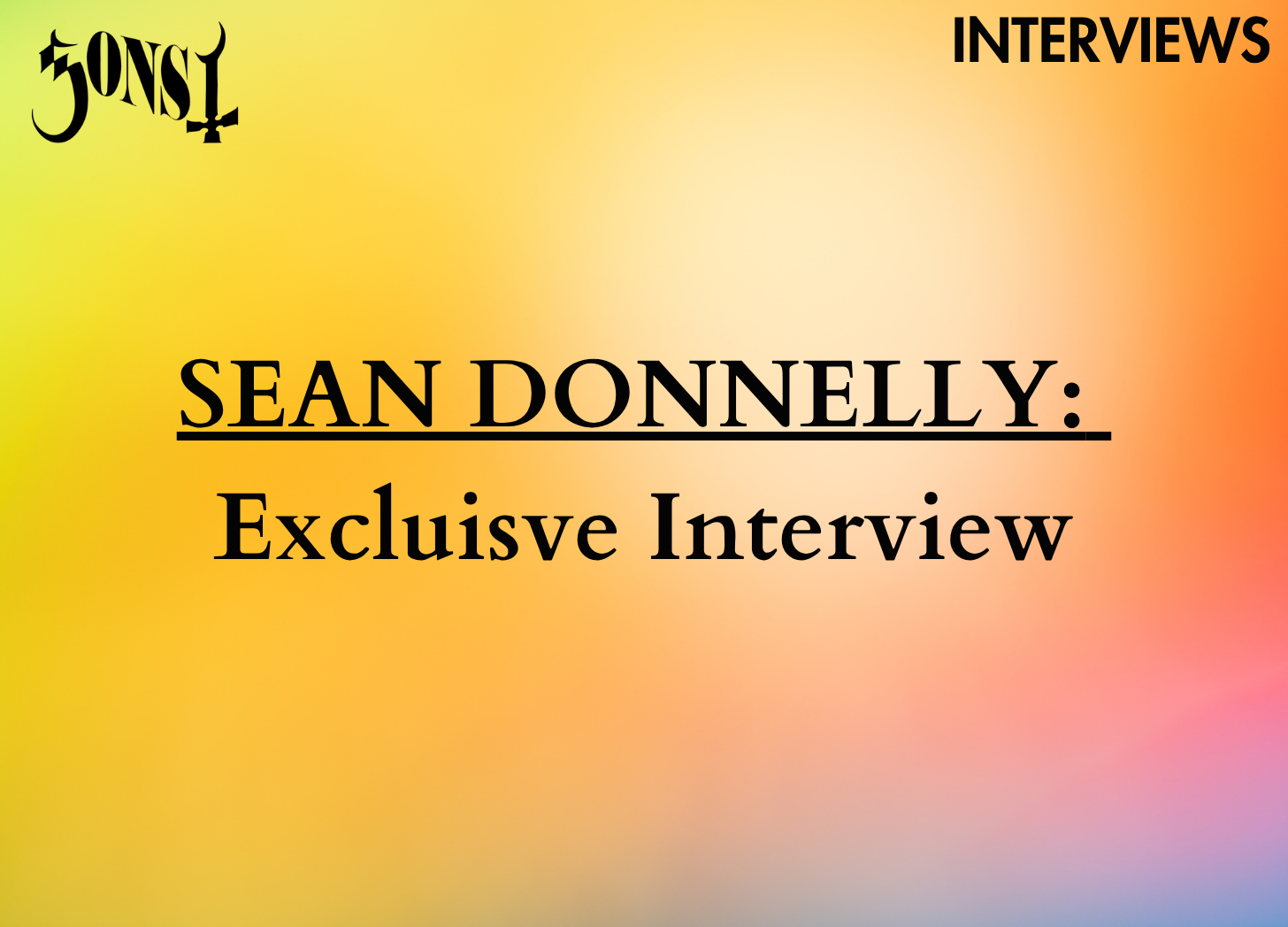 Sean Donnelly from Aw+Modest: Exclusive Interview