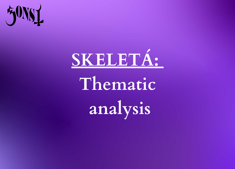 SKELETÁ: Thematic Analysis