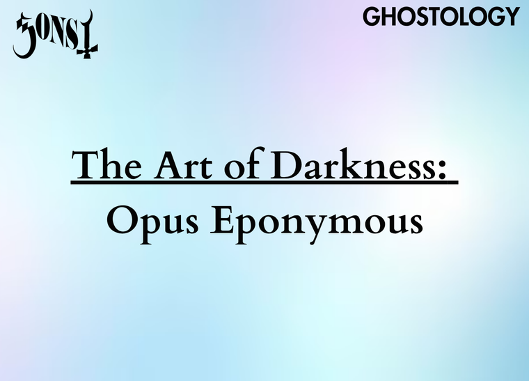 The Art Of Darkness: Opus Eponymous
