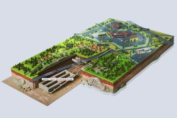 Huge cavern will keep a city warm