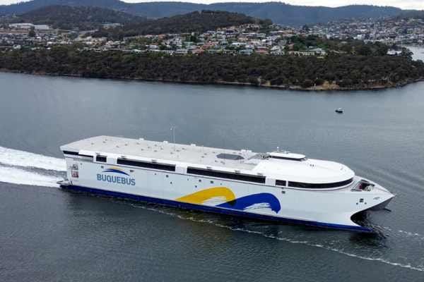 Hobart trials world-first electric ferry