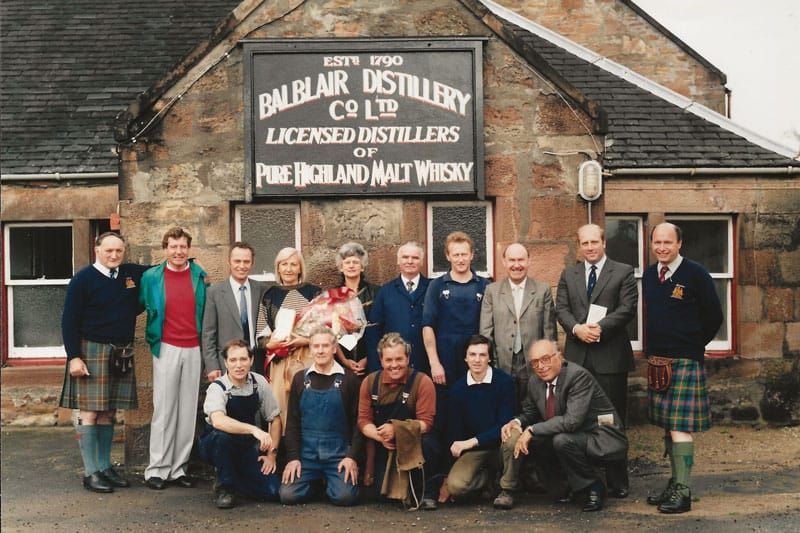 History of the whisky distilleries in the area
