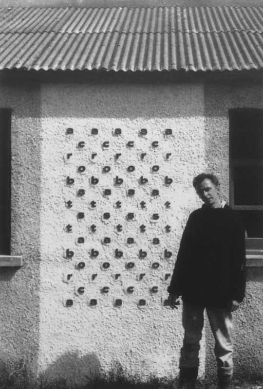 Ian Hamilton Finlay at Gledfield Farmhouse