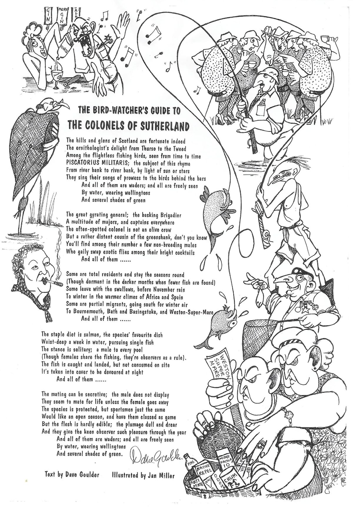 The Bird-watcher's guide to the Colonels of Sutherland