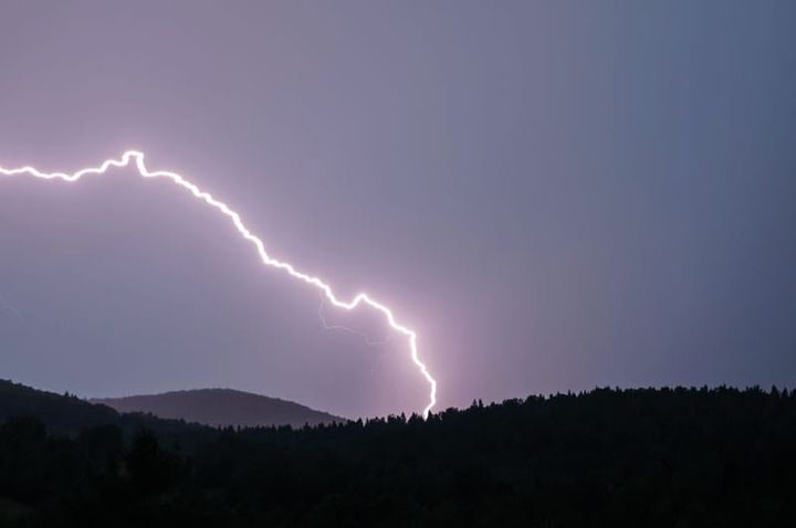 The thunder did roll