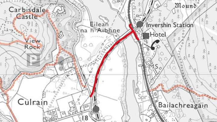 Culrain - Invershin core path