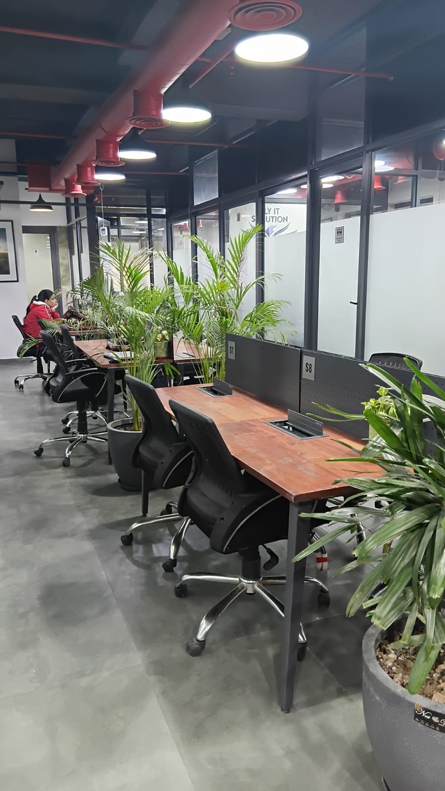 Coworking office in Mohali near Chandigarh with greenery