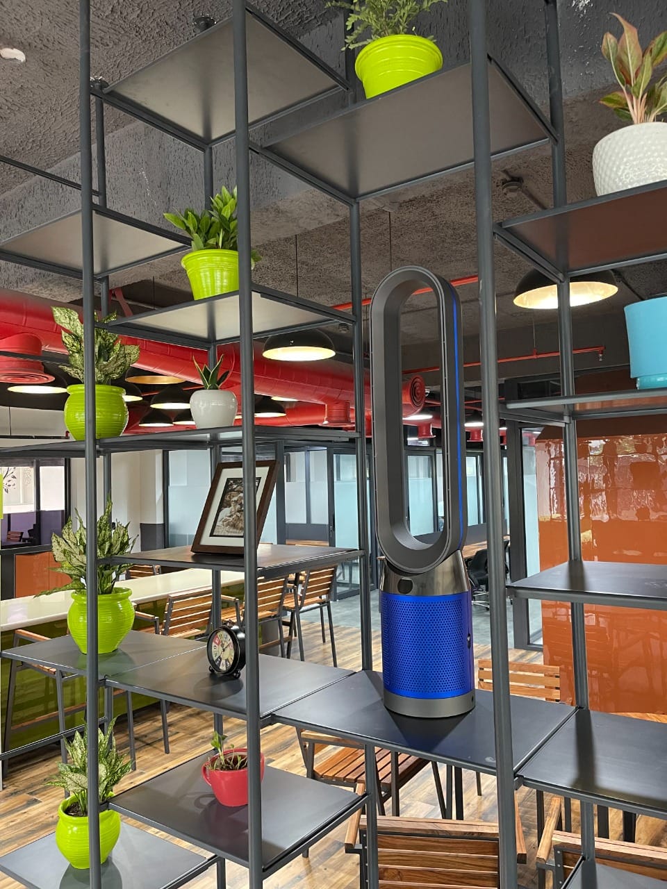 Coworking space with plants and greenery in Mohali
