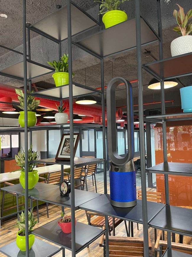 Coworking space with plants and greenery in Mohali