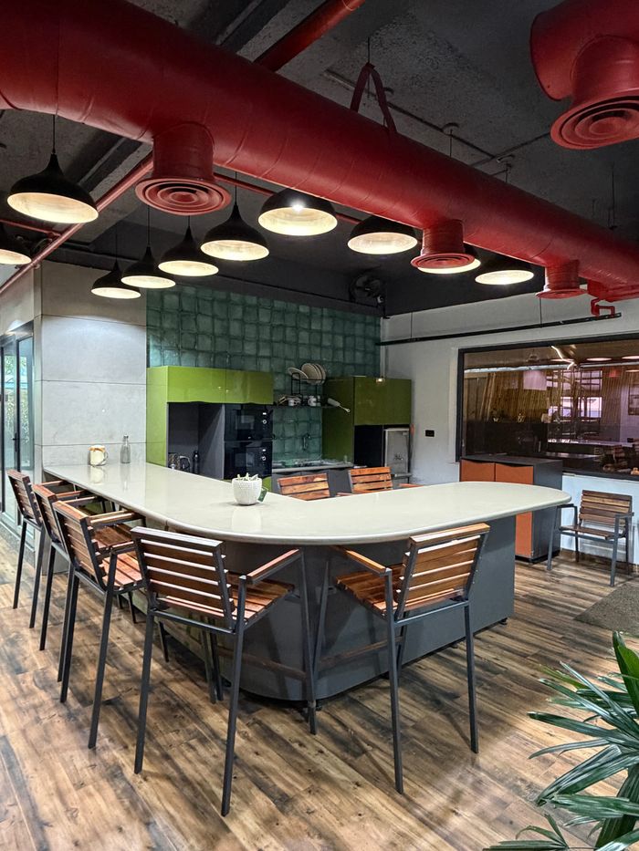 Pantry area at Biggbang Coworking Mohali