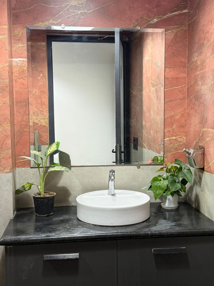 Clean washroom at Biggbang Coworking Mohali