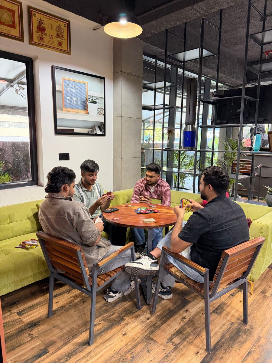 Common work area at coworking space in Mohali
