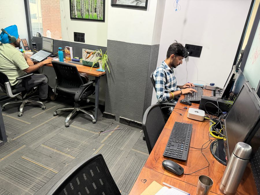 5 seater private cabin at Biggbang Coworking Mohali