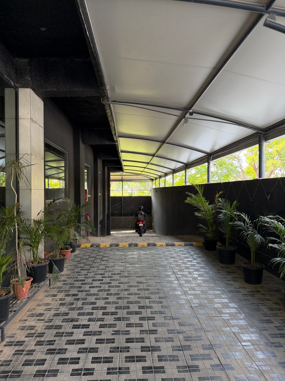 Parking at Biggbang Coworking in Mohali
