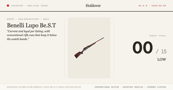 Benelli Lupo Be.S.T Bolt-Action Rifle