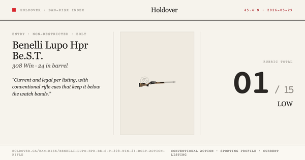 Benelli Lupo Hpr Be.S.T. 308 WIN 24″ Bolt Action Rifle