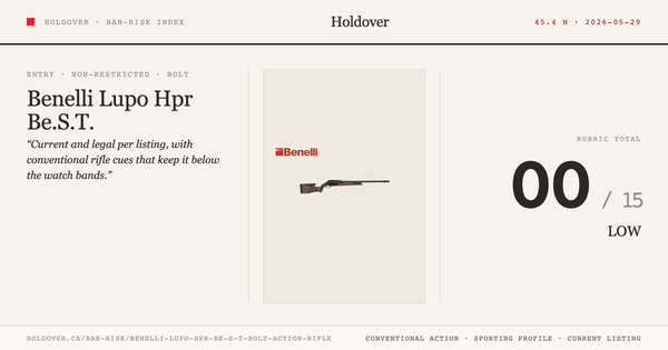 Benelli Lupo Hpr Be.S.T. Bolt-Action Rifle