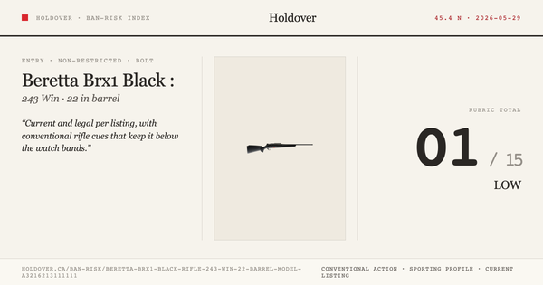 Beretta Brx1 Black Rifle: 243 WIN, 22" Barrel, Model A3216213111111