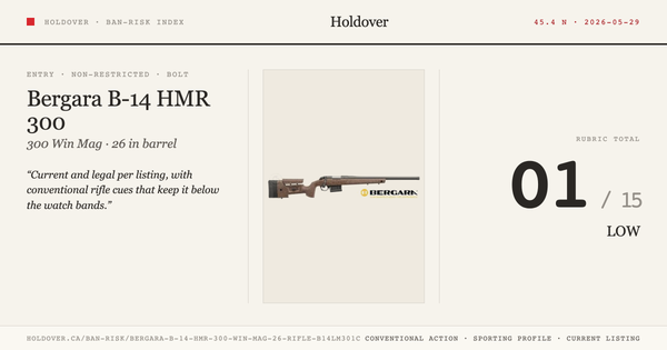Bergara B-14 HMR 300 WIN MAG 26″ Rifle – B14lm301c