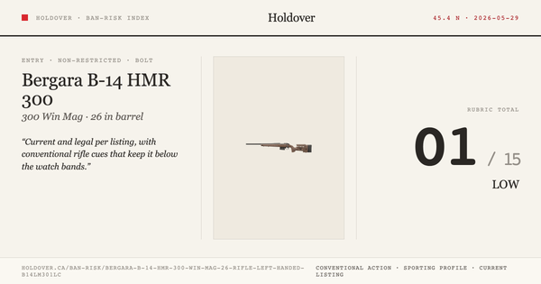 Bergara B-14 HMR 300 WIN MAG 26″ Rifle Left-Handed – B14lm301lc