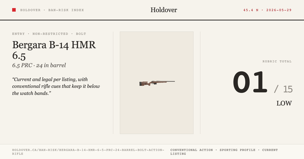 Bergara B-14 HMR 6.5 PRC 24" Barrel Bolt Action Rifle
