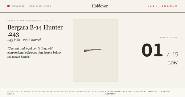 Bergara B-14 Hunter .243 WIN 22" Barrel Bolt Action Rifle