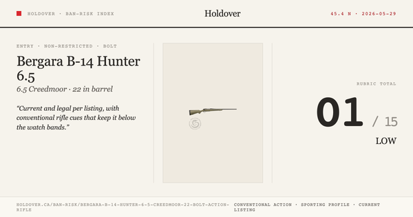 Bergara B-14 Hunter 6.5 Creedmoor 22″ Bolt Action Rifle