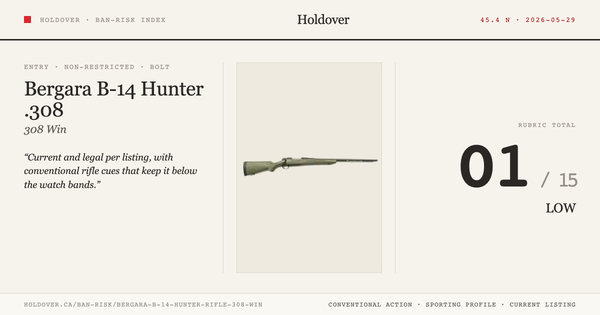Bergara B-14 Hunter Rifle .308 WIN