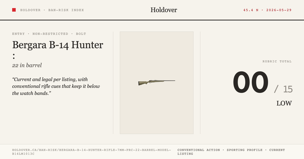 Bergara B-14 Hunter Rifle: 7mm PRC, 22" Barrel, Model B14lm1013c