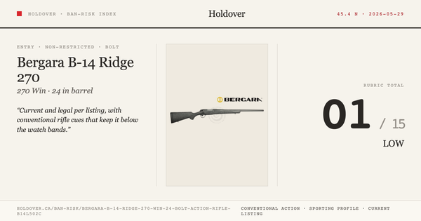 Bergara B-14 Ridge 270 WIN 24″ Bolt Action Rifle – B14l502c