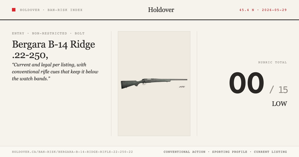 Bergara B-14 Ridge Rifle .22-250, 22″