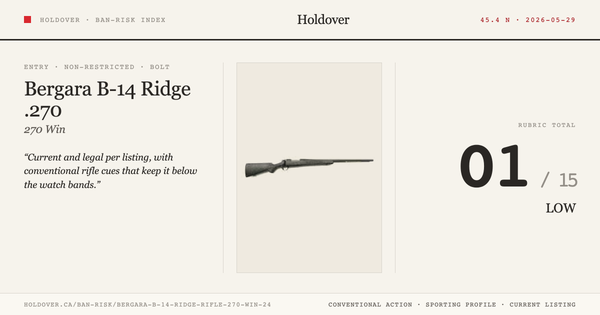Bergara B-14 Ridge Rifle .270 WIN 24″