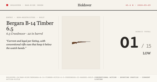 Bergara B-14 Timber Rifle 6.5 Creedmoor 22" Barrel Bolt Action Rifle