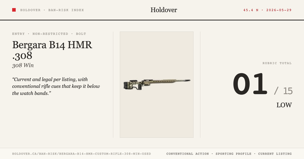 Bergara B14 HMR Custom Rifle .308 WIN – Used