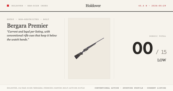 Bergara Premier Canyon Bolt-Action Rifle