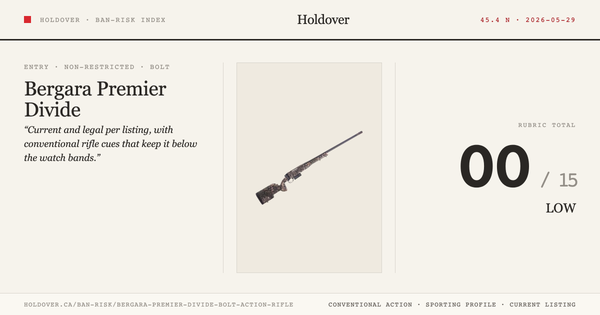 Bergara Premier Divide Bolt-Action Rifle