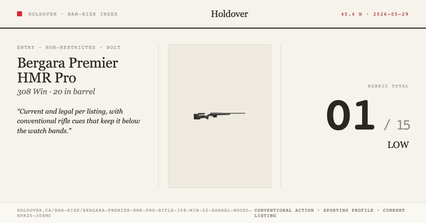 Bergara Premier HMR Pro Rifle: 308 WIN, 20" Barrel, Model Bpr20-308mc