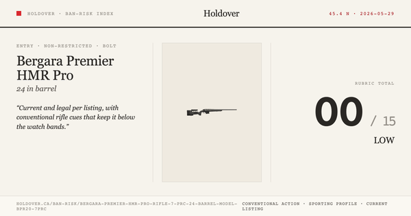 Bergara Premier HMR Pro Rifle: 7 PRC, 24" Barrel, Model Bpr20-7prc