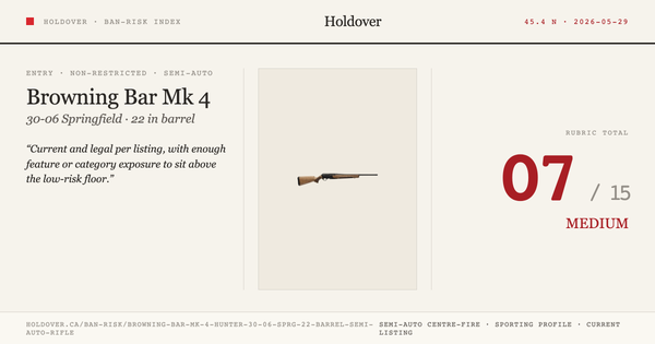 Browning Bar Mk 4 Hunter .30-06 Sprg 22" Barrel Semi Auto Rifle