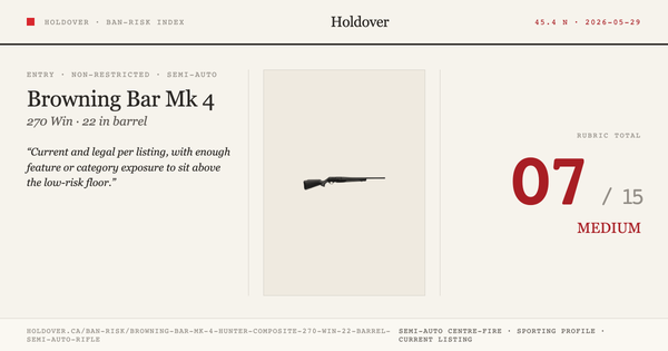 Browning Bar Mk 4 Hunter Composite .270 WIN 22" Barrel Semi Auto Rifle
