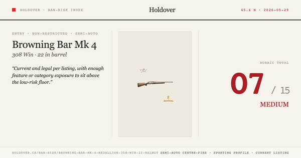 Browning Bar Mk 4 Medallion .308 WIN 22″ Walnut
