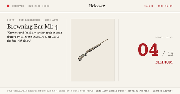 Browning Bar Mk 4 Speed Ovix Semi-Auto Rifle