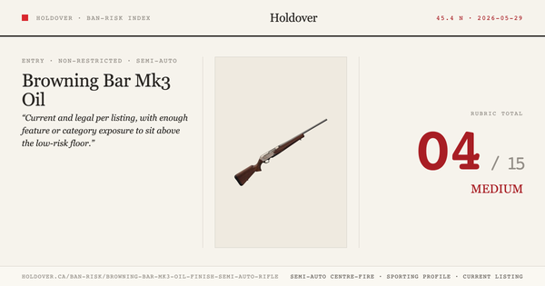 Browning Bar Mk3 Oil Finish Semi-Auto Rifle