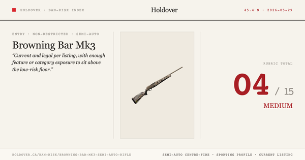 Browning Bar Mk3 Semi-Auto Rifle