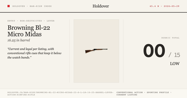 Browning Bl-22 Micro Midas .22 S/L/LR 16.25" Barrel Lever Action Rimfire Rifle