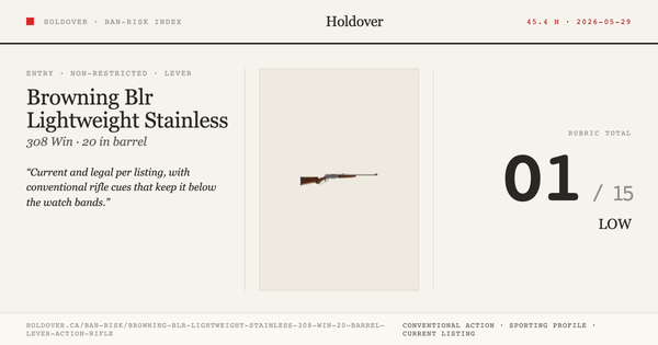 Browning Blr Lightweight Stainless .308 WIN 20" Barrel Lever Action Rifle