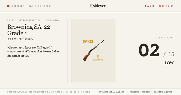 Browning SA-22 Grade 1 22 LR 19 3/8" Rifle