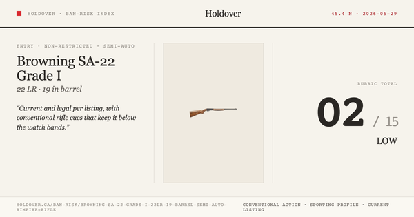 Browning SA-22 Grade I .22lr 19" Barrel Semi Auto Rimfire Rifle